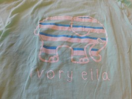 Ivory Ella Ladies Women&#39;s Short Sleeve T Shirt Size L large Cotton Tye Front - £14.39 GBP