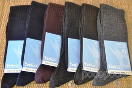 6 Paia di calzini sanitari lunghi da uomo in lana Prisco Sanital calza a costa - £33.93 GBP