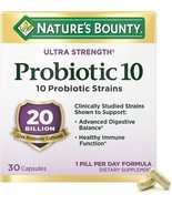 Nature’S Bounty Probiotic 10, Ultra Strength Daily Probiotic Supplement - $20.89 CAD