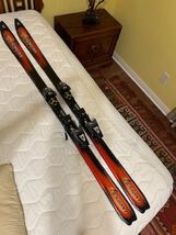 Salomon shaped skis With Salomon Bindings 174 cm. Made in France. - $50.99