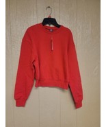 Wild Fables Red Crewneck Cropped Sweatshirt sz M NWT - £8.35 GBP