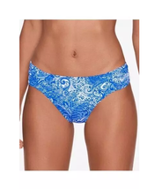 LRL Ralph Lauren Blue Artisanal Woodblock Paisley Hipster Bikini Bottom Sz 8 New - £31.03 GBP
