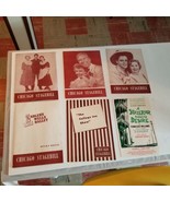 Vintage 1950s Chicago Stagebill Lot of 5, All Different, LOOK  - £11.64 GBP