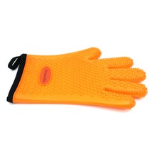 Jinyanshu Barbecue mitts Premium Non-Slip Silicone Heat Resistant Grilli... - £13.36 GBP