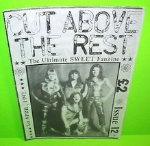 Sweet Cut Above The Rest VINTAGE Official Fanzine issue #12 Glam Hard Rock 1992 - £17.25 GBP