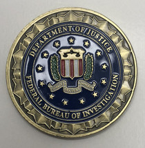 FBI Challenge Coin United States DOJ + Free Coin See Next Pic. - £12.48 GBP