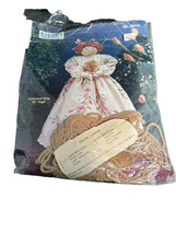 Vintage 13&quot; Titan Needlecraft Calico Victoriana Doll Kit #08443 Partially Sewn - £14.24 GBP