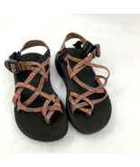 Chaco Z Cloud Sandals Womens Strappy Orange Gray JCH108010 Size 6 - £29.09 GBP