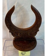 Vintage Carved Wood Gong Mallet India Ornate Beautiful 9.5” - $462.20 MXN
