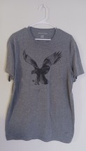 American Eagle Shirt Adult XL Gray Cotton Casual Outdoors Pullover Mens - $174.82 MXN