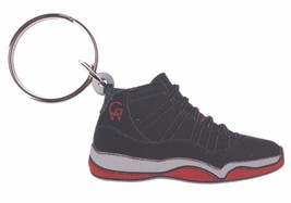 Good Wood Nyc Genere 11 Nero Sneaker Portachiavi Nero/Rosso Xi Scarpe - $9.70