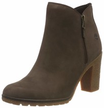 Timberland Women&#39;s Ankle Boots, Red Dark Brown Nubuck, 40 EU - $71.02