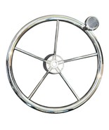 Amarine Made 5-Spoke 13-1/2 Inch Destroyer Style Stainless Boat Steering... - $67.87 CAD