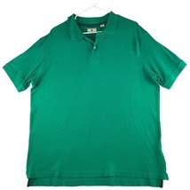 Southern Pines Polo Shirt Men’s Large Green Short Sleeve 2 Buttons - £15.01 GBP