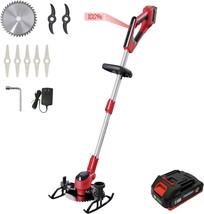 The Korunria Cordless Weed Wacker, Edger, And Lawn Mower Features A 2-Po... - $180.97