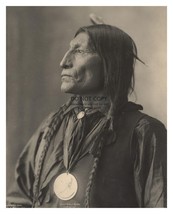 Chief Wolf Robe Cheyenne Native American SIDE-PROFILE Portrait 8X10 Photo - £6.67 GBP