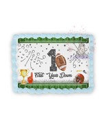 One Year Old Football Themed Edible Image Birthday Cake Topper, Frosting... - $319.38 MXN