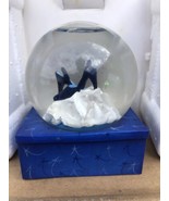 1x Annie Lee Snow globe blue suede shoes rare New In Box - £22.56 GBP