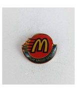 Vintage High Speed Service McDonalds Employee Lapel Hat Pin - $19.70 CAD