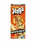 Classic Jenga Game With Genuine Hardwood Hasbro A2120 new 6 and up - $376.79 MXN