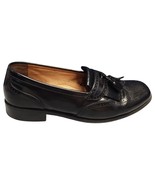 Bostonian Classics First Flex Dress Shoes Mens 8.5M Black Leather Tassel... - $64.80 CAD