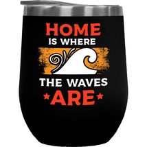 Make Your Mark Design Home Is Where the Waves Are Coffee &amp; Tea Gift Mug for Surf - £22.02 GBP