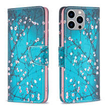 Plum Blossom Leather Case for iPhone 15 Pro Max, Artistic Design - £18.04 GBP