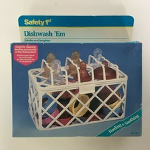 Safety 1st Dishwash &#39;Em Baby Bottle Cleaning Basket Dishwasher Storage R... - £11.80 GBP