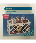 Safety 1st Dishwash &#39;Em Baby Bottle Cleaning Basket Dishwasher Storage R... - £11.98 GBP