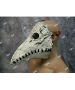 White Plague Doctor Latex Mask Strap on Stitched Beak Bird Skull Horror ... - $423.28 MXN