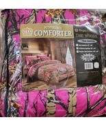 FULL SIZE HOT PINK CAMO 1 PC COMFORTER $124.99 MSRP CAMOUFLAGE Benefits ... - $64.34