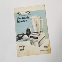 1966 Rival Blender Recipe Book Vintage User Guide Directions for Model 911W - £3.14 GBP