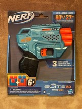 Hasbro Nerf Elite 2.0 Trio TD-3 Barrel Blaster w/Six Nerf Darts- NEW - £12.05 GBP