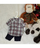 CARTER&#39;S BABY 2pc Button Shirt &amp; Pants, &quot;BABY BOY&quot; (Size 3M) ~ NEW WITH ... - $224.64 MXN