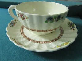 Copeland Spode China Cup and Saucer Rosalie Pattern,Made in Compatible w... - $38.21