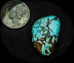 18 cwt. Rare Vintage Boulder High Dome Royston Turquoise Cabochon - £140.22 GBP