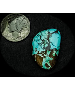 18 cwt. Rare Vintage Boulder High Dome Royston Turquoise Cabochon - £137.04 GBP