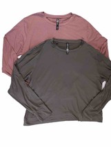 Lukka Lux Super Soft Long Sleeve Shirt Comfort Size XXL Green and Red - $22.80