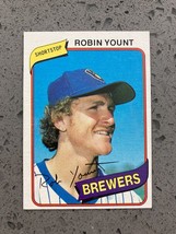 1980 Topps #265 Robin Yount Milwaukee Brewers Hof Baseball Card NM-MT $2.88 B3G1 - £2.26 GBP