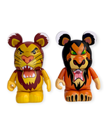 Lion King Disney Vinylmation Toy Action Figures: Mufasa and Scar, 3 in. - $68.24 CAD