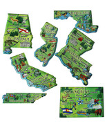 50 US Acrylic State Map Magnet Set (plus District of Columbia) - $431.95 CAD