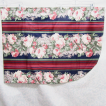 5th Avenue Designs Bird Floral Stripe Navy Multi Custom 54 x 72 Oval Tablecloth - £37.77 GBP