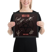 Motley Crue Framed reprint signed Shout At The Devil album Framed Reprint - £62.12 GBP