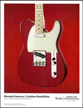 Fender American Professional Series Candy Apple Red Telecaster guitar ad print - £3.31 GBP