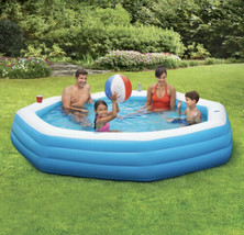 *NEW* Summer Waves 10&#39; Octagonal Inflatable Family Pool - £75.63 GBP