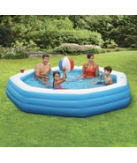 *NEW* Summer Waves 10&#39; Octagonal Inflatable Family Pool - £74.45 GBP