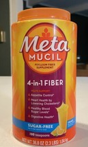 Metamucil Daily Psyllium Husk Powder Supplement Sugar-Free Powder 4-in-1 - £26.14 GBP