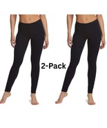 2 Pack Women’s Velvety Soft Lightweight Leggings, High-Rise Skinny Fit, L - $456.48 MXN