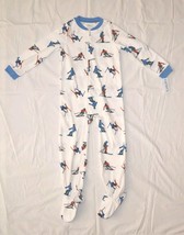 Carters Fleece Footed Pajama Blanket Sleeper 6 7 8 10 12 14 Skiing Snowb... - $371.25 MXN