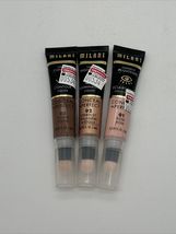 3pc!Rose 01, Stardust 02, Toffee Milani Undereye Brightener Conceal+ Per... - $25.73